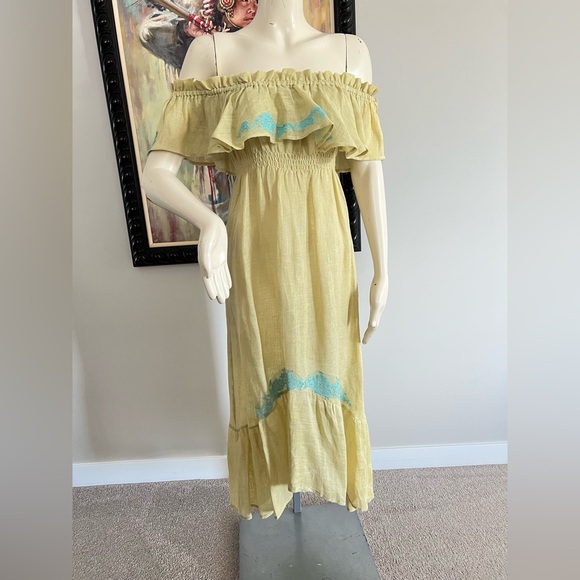 Vanita Rosa – Nureva Linen High-Low Dress - Picture 6 of 13